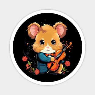 Hamster Playing Violin Magnet